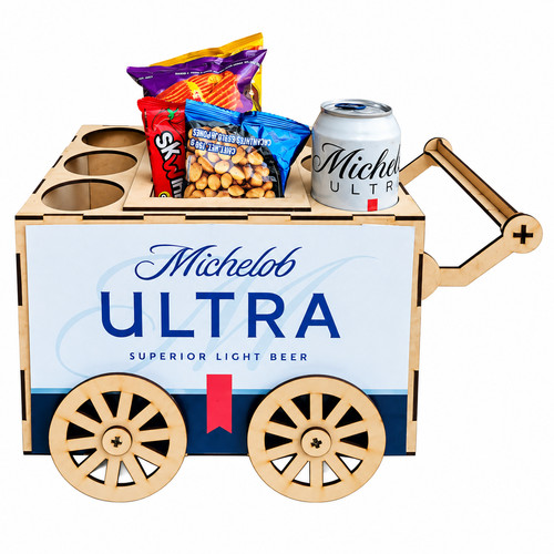 Snack serving cart - cart, beer