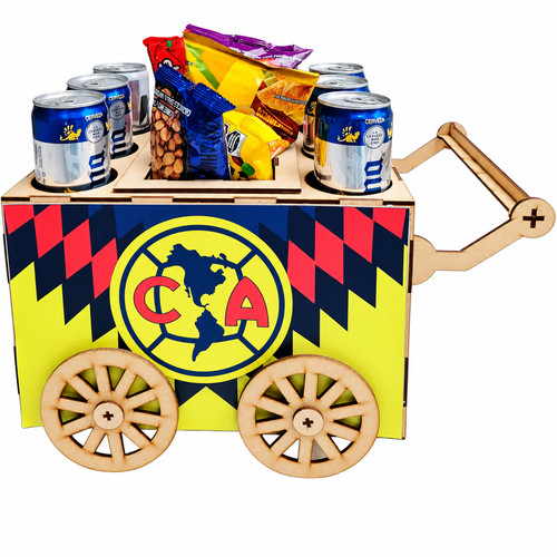 Snack serving cart - snack, holder