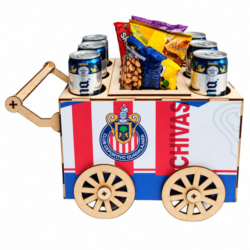 Snack serving cart beer - beer, holder