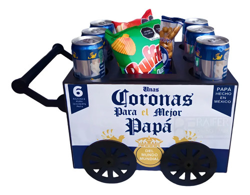 Snack serving cart cup - snack, holder
