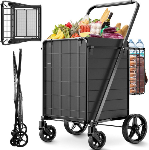 Carrito compra plegable 360lbs