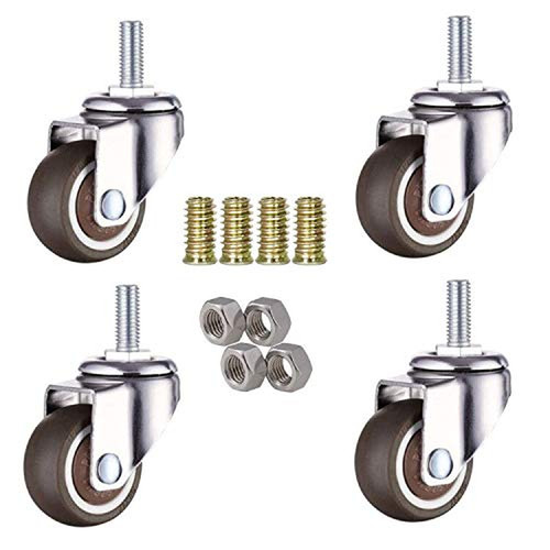 Ruedas giratorias mini m6x15mm - giratorias,